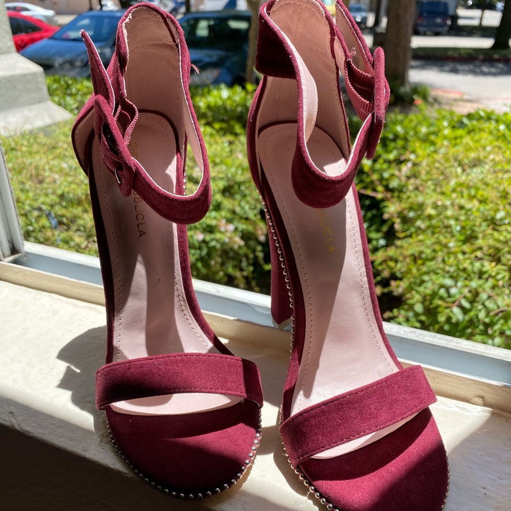 Shoe Republic LA Suede Heels